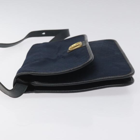 DIOR Trotter Canvas Shoulder Bag Navy - Picture 5 of 13